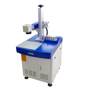 Máquina de marcação a laser de fibra Mopa 100W tipo mesa