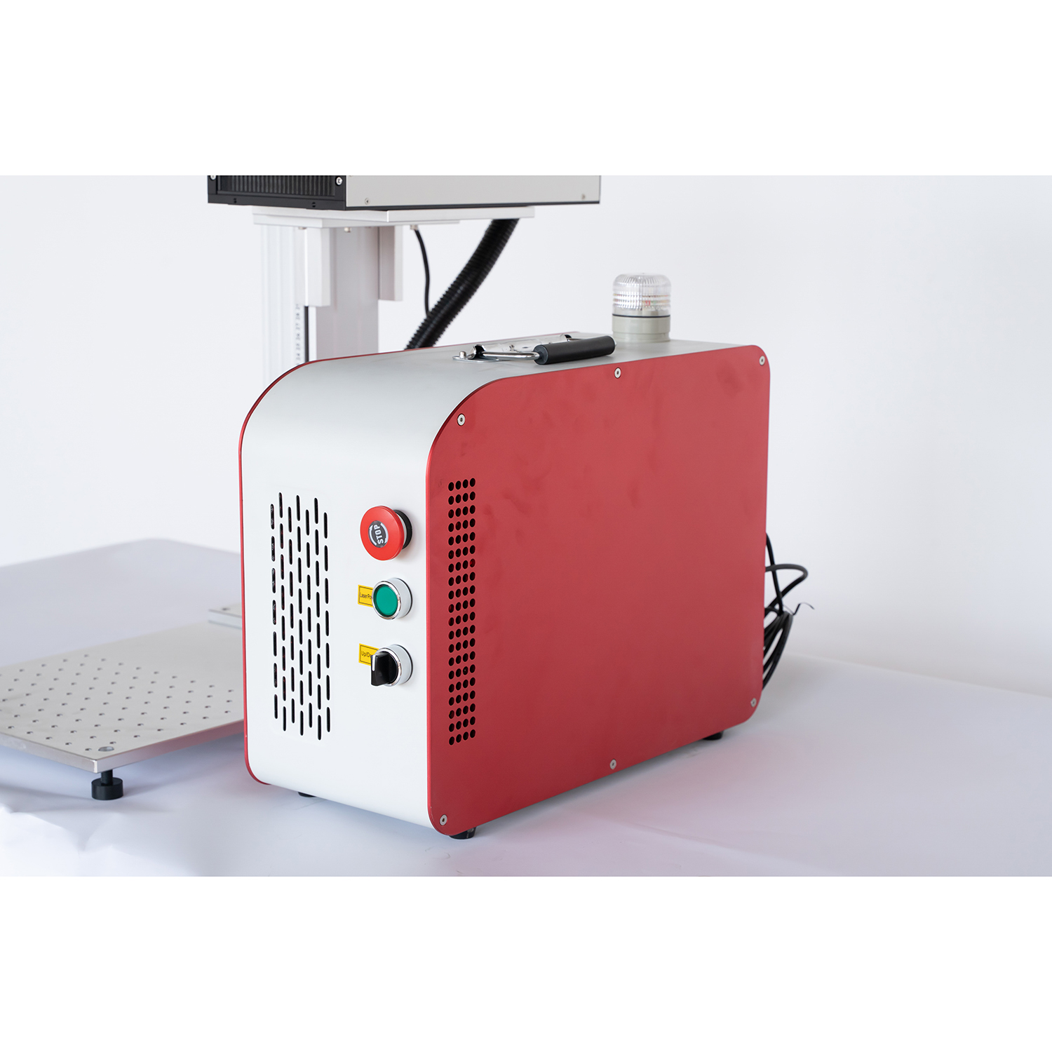 Máquina de marcação de gravação a laser UV portátil pequena 3W 5W Marcador a laser com mesa giratória/XY/mesa XYZ