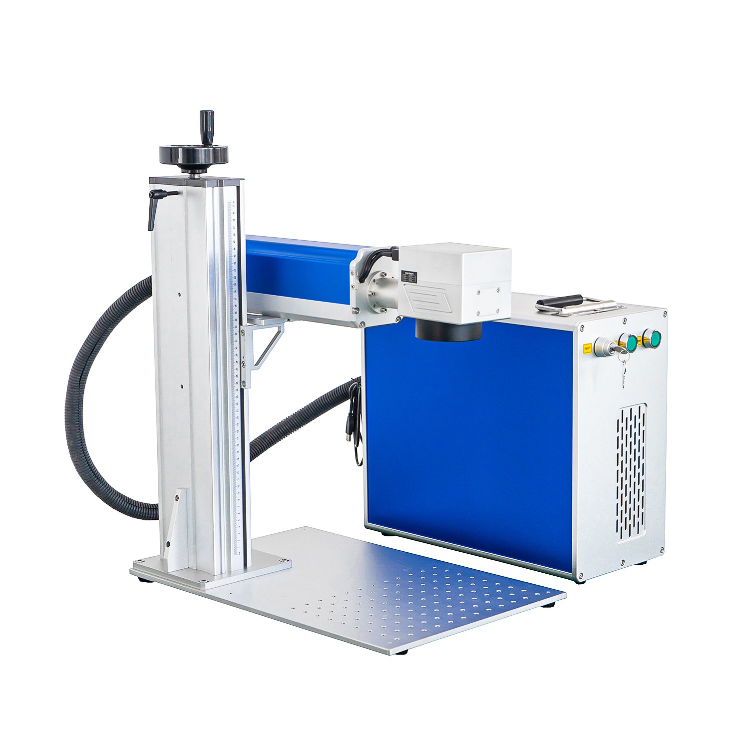 Máquina de marcação de fibra Máquina de marcação a laser e máquina de gravação a laser Mopa 100W JPT Color 60W 30W 50W