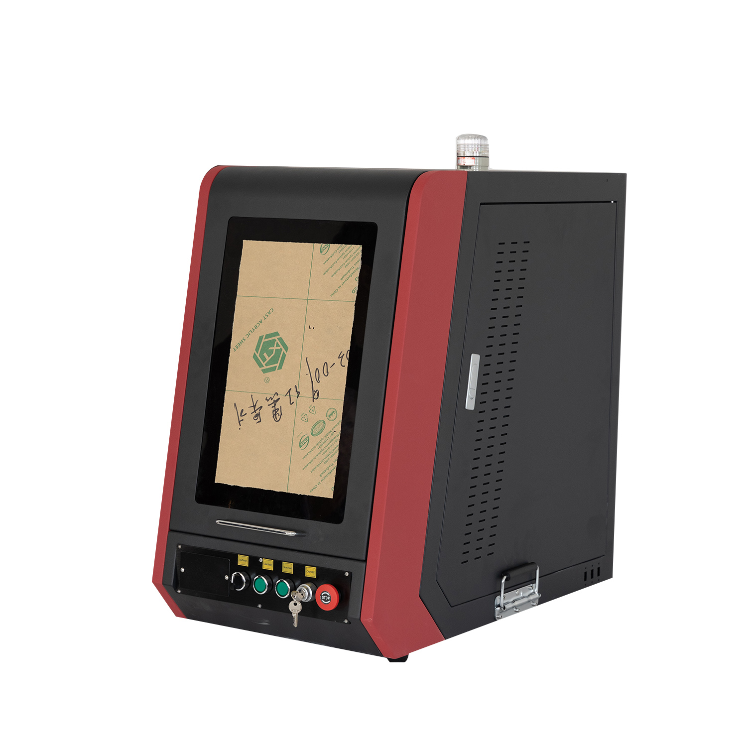 Máquina de impressão a laser de fibra Raycus 100w para metal 60W 80W JPT máquina de marcação a laser de fibra