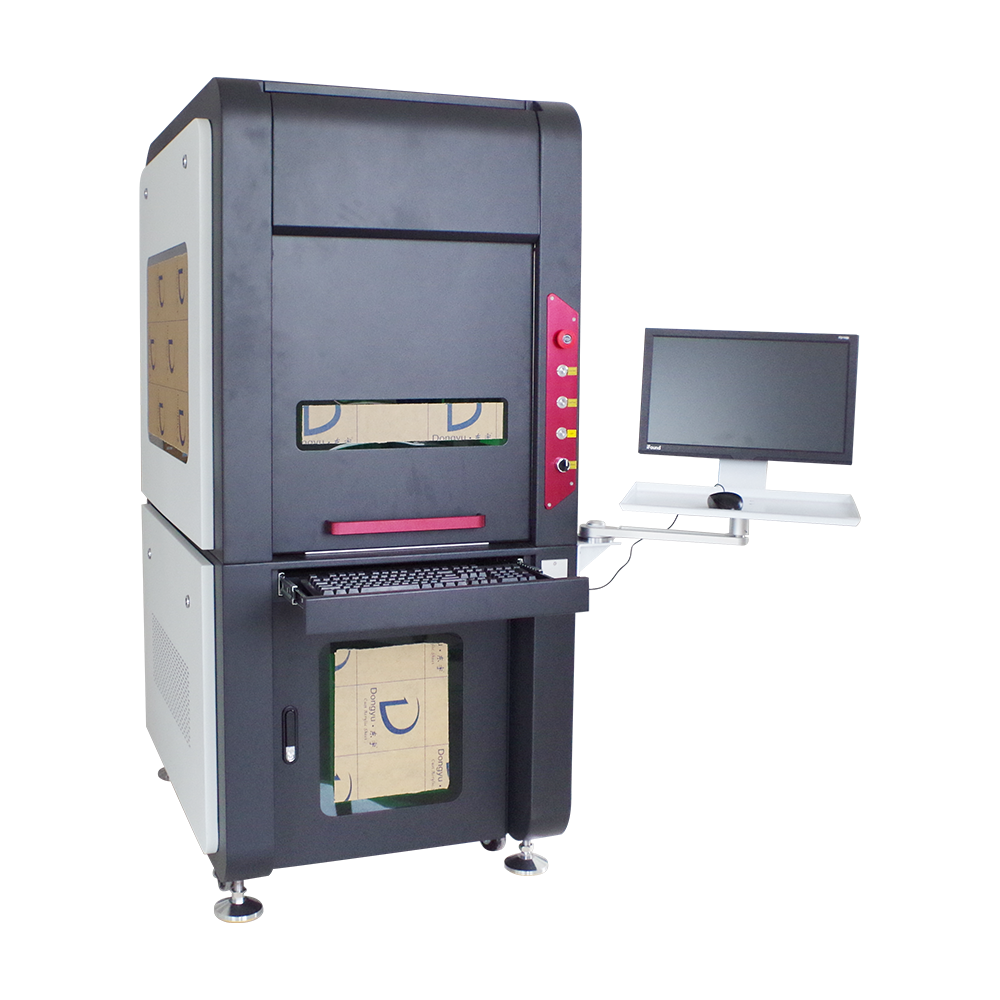 Máquina de marcação a laser de fibra 20W 30W JPT MOPA para impressão a cores em metal aço inoxidável alumínio
