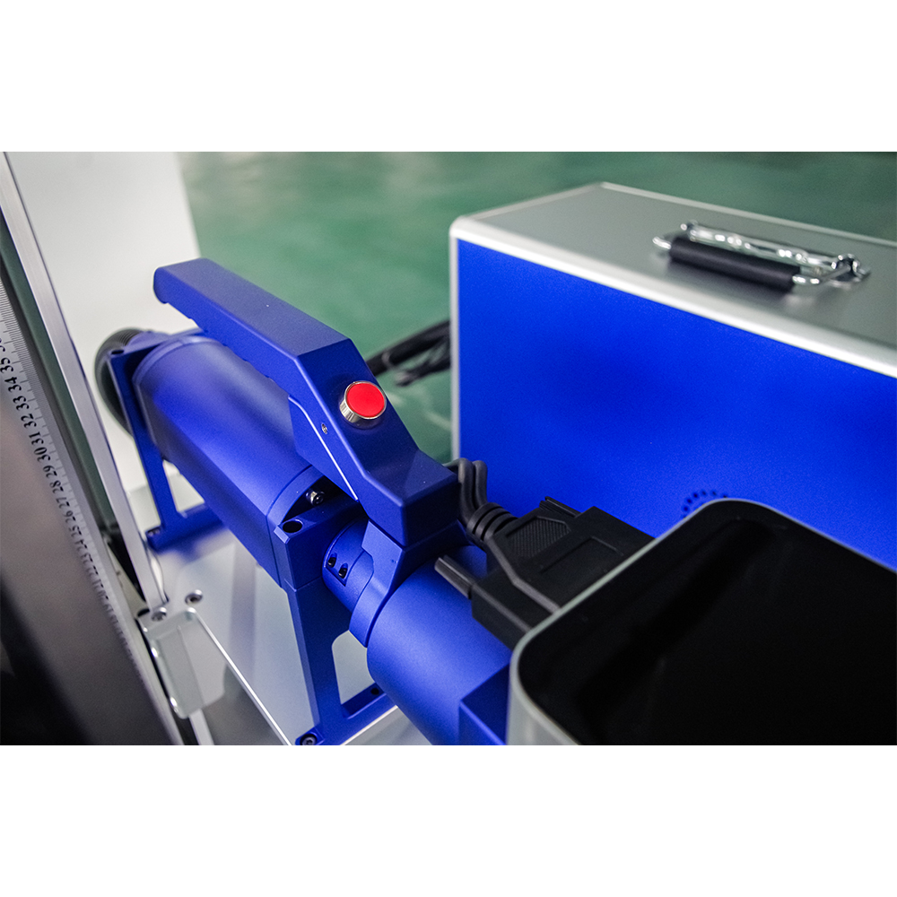 Máquina de marcação a laser de plástico de metal portátil JPT RAYCUS 20W 30W 50W 60W 80W 100W máquina de marcação a laser de fibra com computador com tela sensível ao toque