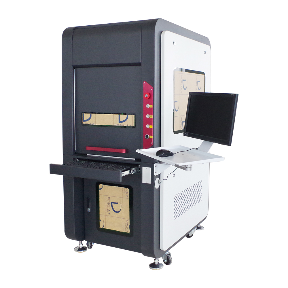 Máquina de marcação a laser de fibra 20W 30W JPT MOPA para impressão a cores em metal aço inoxidável alumínio