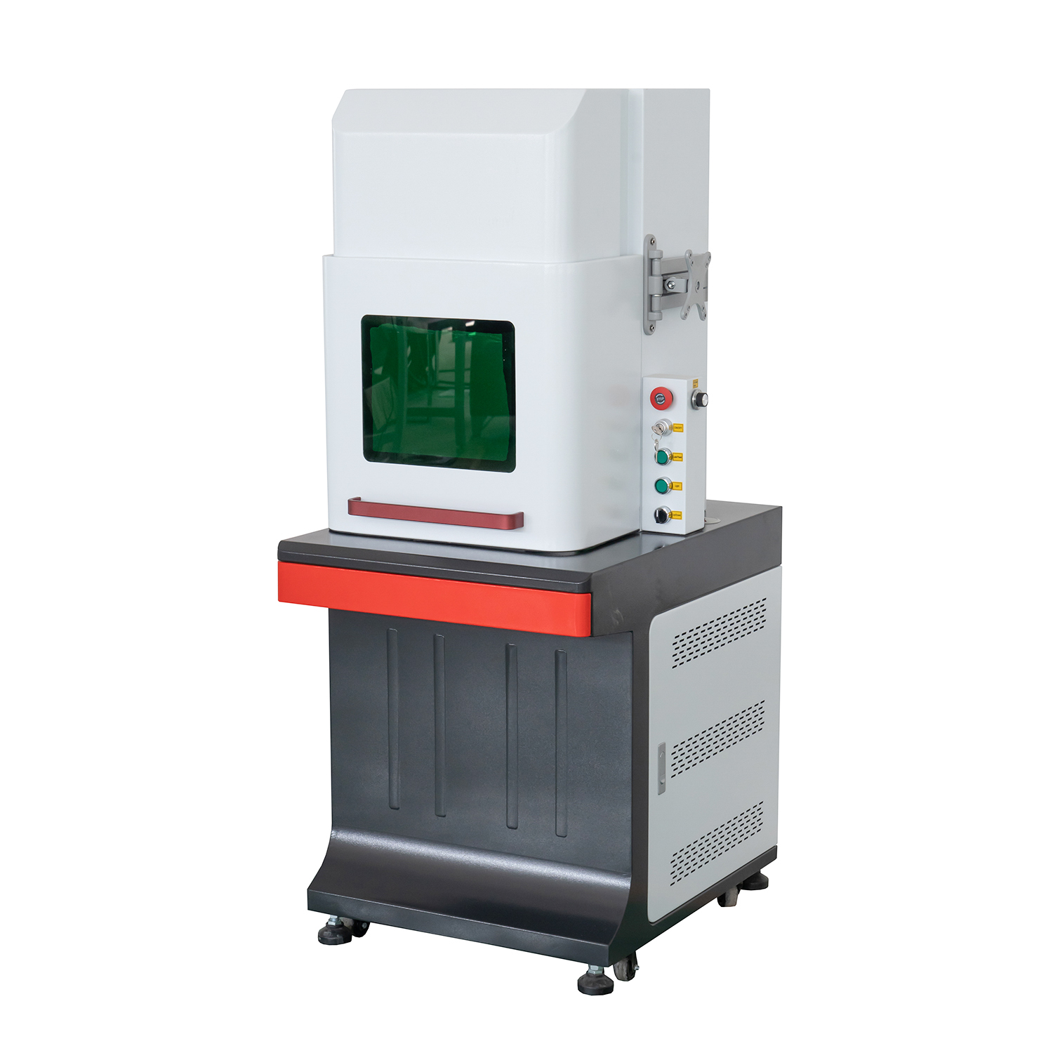 Máquina de marcação a laser de fibra cnc de desktop fechada completa com certificado ce e fda