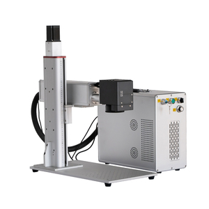 Nova máquina de corte de marcação de gravação a laser de fibra para posicionamento de câmera e exibição de fundo para metal plástico