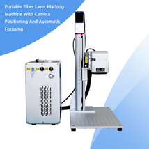 JPT M6 Mopa portátil split mini máquina de marcação a laser de fibra 30W com foco automático e posição da câmera Cyclops
