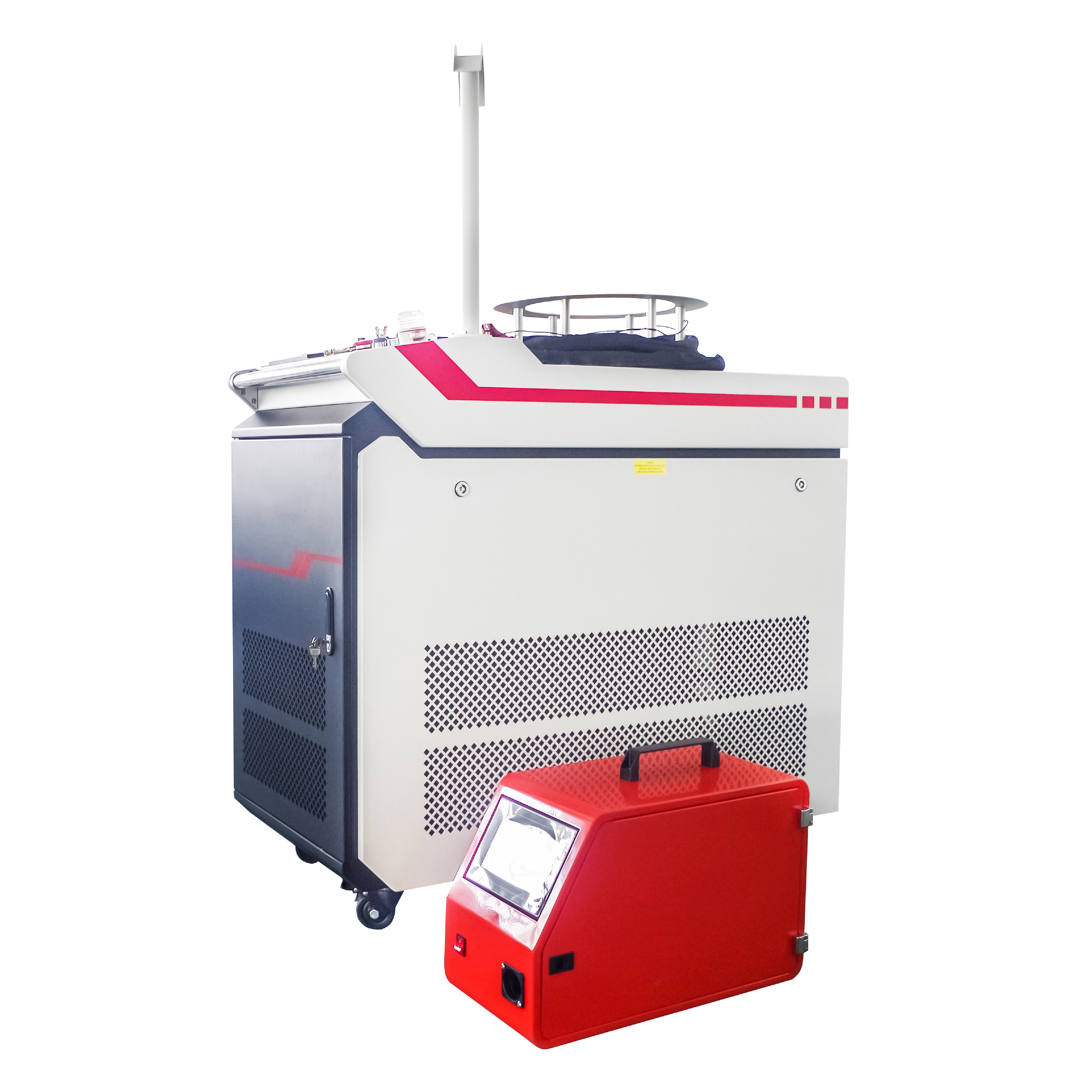 Máquina de solda a laser portátil Raycus JPT 1000W 1500W 2000W Soldadora a laser com alimentador de fio