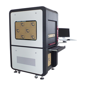 Máquina de marcação a laser de fibra 20W 30W JPT MOPA máquina de gravação a laser com rotativo