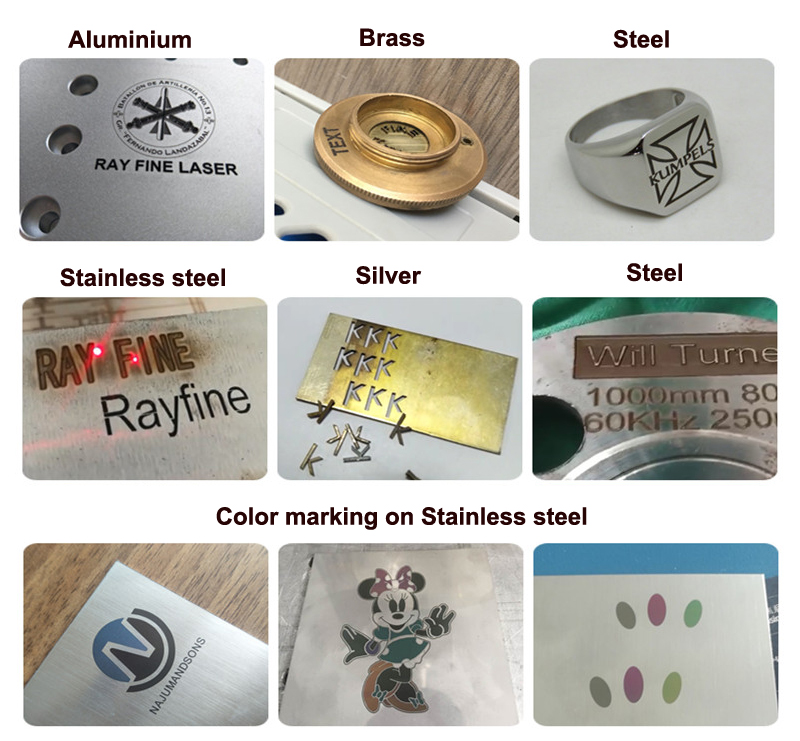 LM1 60W 100W 120W 深雕 和 切割 和 不锈 钢 打彩 有 文字 标注 标注